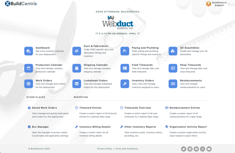 Set a Landing Page - Software for HVAC, Pipe and Construction Companies ...
