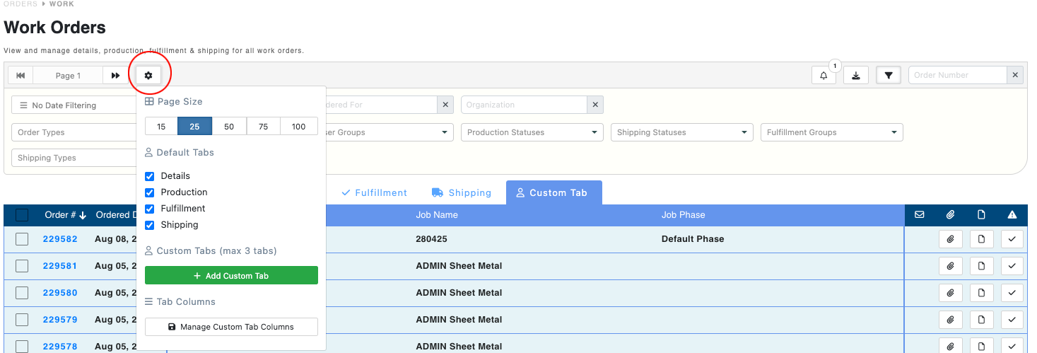 Did you know you can create a Custom Tab on your Work Order page ...
