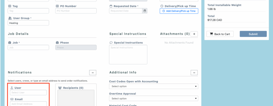 Release 324 – Production Lead Times & Crew Notifications